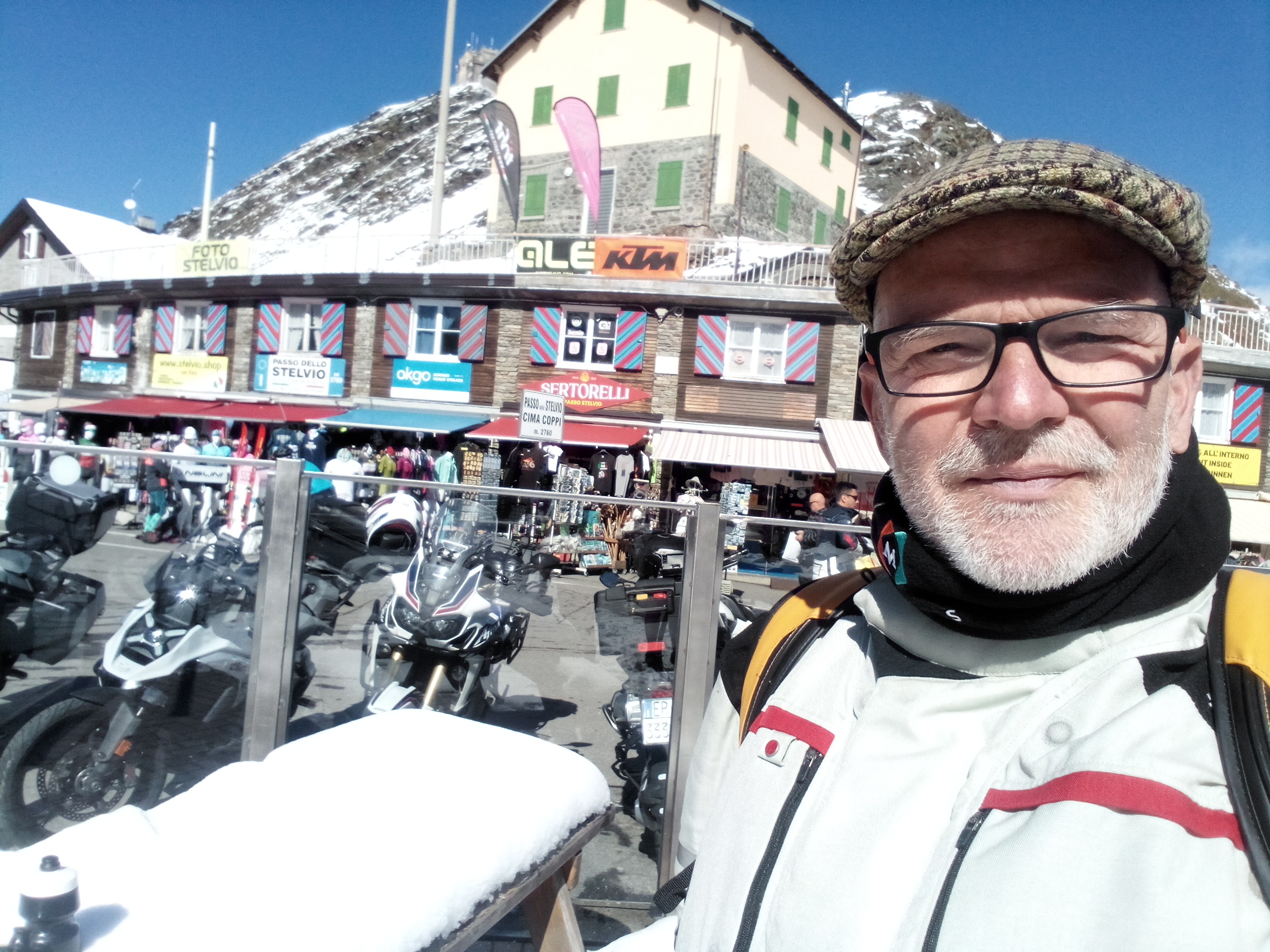 Roland at Passo dello Stelvio